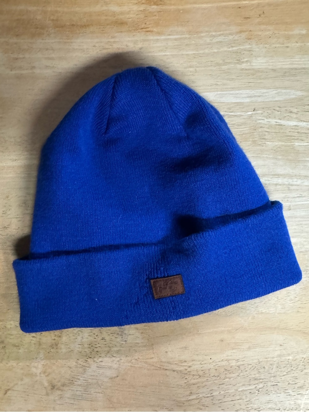 Cobalt Blue Knit Beanie